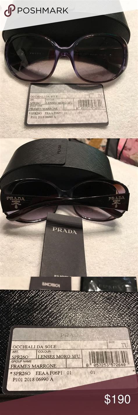 prada authenticity card sunglasses